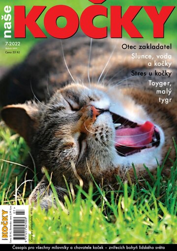 Obálka e-magazínu Naše kočky 7/2022