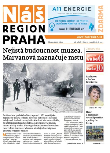 Obálka e-magazínu Náš Region - Praha 35/2023