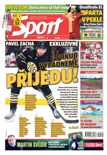 Obálka e-magazínu Sport 15.2.2024