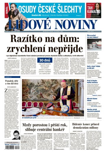 Obálka e-magazínu Lidové noviny 23.7.2024