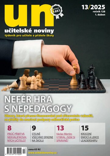 Obálka e-magazínu Učitelské noviny 13/2025