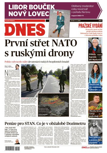 Obálka e-magazínu MF Dnes 11.9.2025