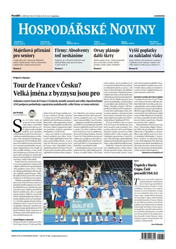 Obálka e-magazínu Hospodářské noviny 179 - 15.9.2025