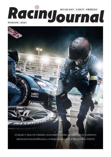 Obálka e-magazínu Racing Journal #09 Podzim 2025
