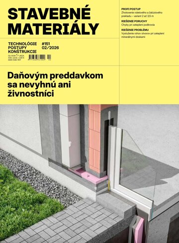 Obálka e-magazínu Stavebné materiály 2/2026