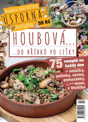 Obálka e-magazínu Nedělní Aha Úsporná kuchařka - Houbová... od hříbků po lišky