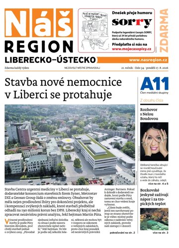 Obálka e-magazínu Náš Region - Liberecko 34/2026
