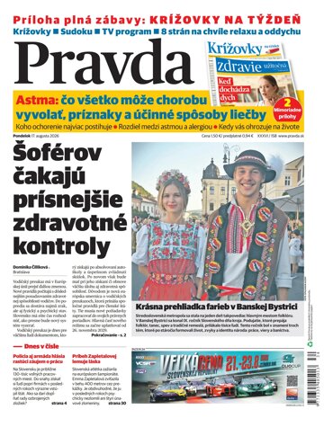 Obálka e-magazínu Pravda 17. 8. 2026