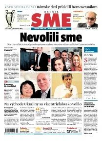 Obálka e-magazínu SME 26.5.2014