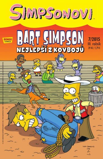 Obálka e-magazínu Bart Simpson 7/2015