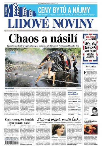 Obálka e-magazínu Lidové noviny 17.9.2015