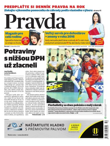 Obálka e-magazínu Pravda 10.12.2015