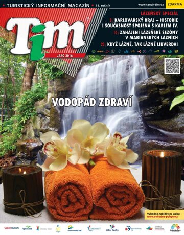 Obálka e-magazínu TIM ČESKÉ LÁZNĚ 2016