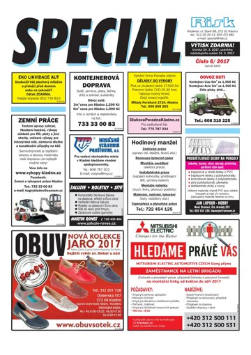 Obálka e-magazínu Special 6/2017