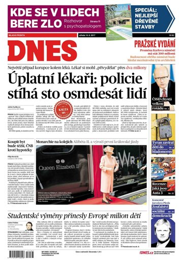 Obálka e-magazínu MF Dnes 14.6.2017