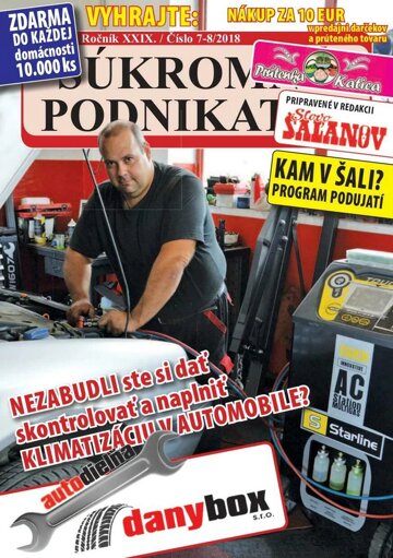 Obálka e-magazínu Súkromný podnikateľ 7-8/2018