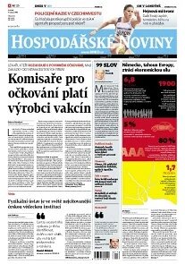 Obálka e-magazínu Hospodářské noviny 154 - 9.8.2012