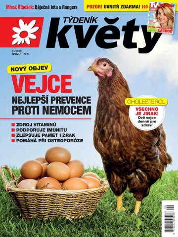 Obálka e-magazínu Týdeník Květy 24/2020