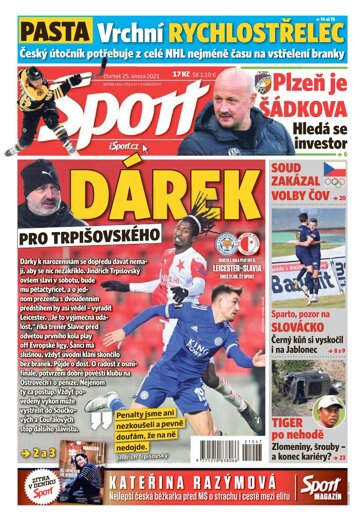 Obálka e-magazínu Sport 25.2.2021