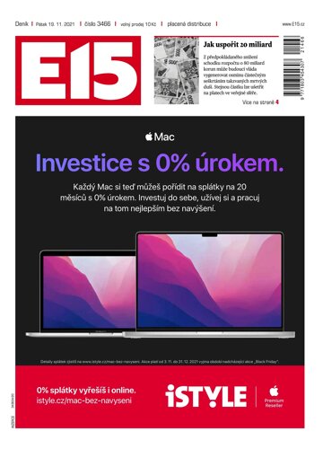 Obálka e-magazínu E15 19.11.2021