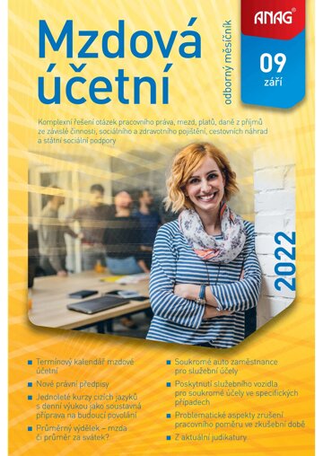 Obálka e-magazínu Mzdová účetní 2022 9/22