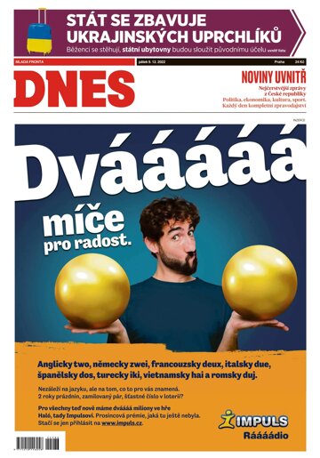 Obálka e-magazínu MF Dnes 9.12.2022