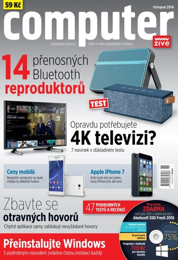 Obálka e-magazínu Computer 11/2016