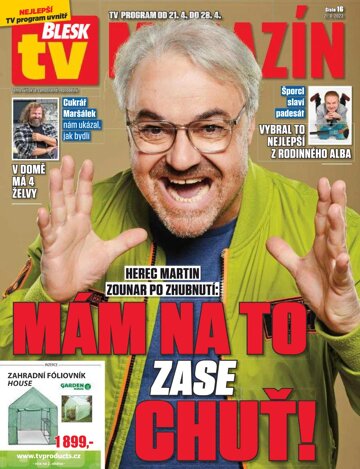 Obálka e-magazínu Blesk Tv magazín - 21.4.2023