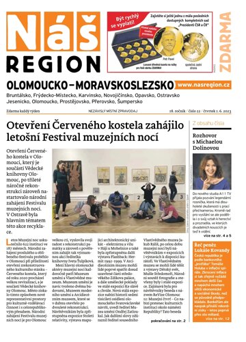 Obálka e-magazínu Náš Region - Olomoucko/Moravskoslezsko 22/2023