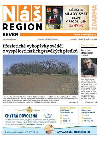 Obálka e-magazínu Náš Region - Sever 26/2023