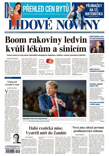 Obálka e-magazínu Lidové noviny 12.2.2024