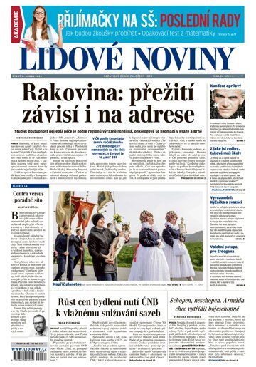 Obálka e-magazínu Lidové noviny 2.4.2024