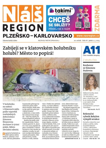 Obálka e-magazínu Náš Region - Plzeňsko 18/2025