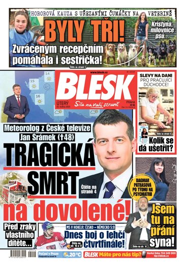 Obálka e-magazínu Blesk 20.5.2025