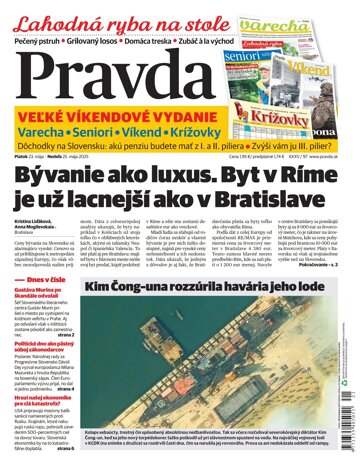 Obálka e-magazínu Pravda 23. 05. 2025