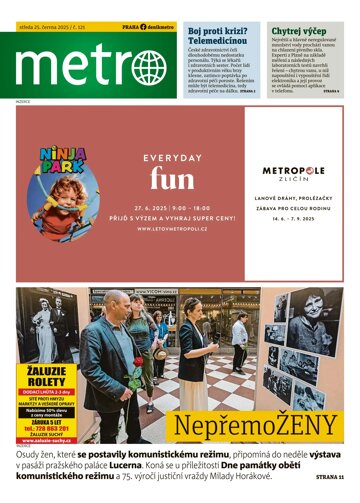 Obálka e-magazínu deník METRO 25.6.2025