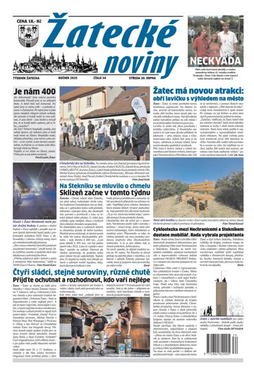Obálka e-magazínu Žatecké noviny 34/25