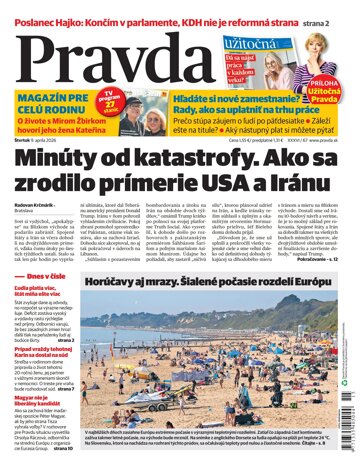 Obálka e-magazínu Pravda 9. 4. 2026