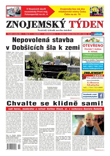 Obálka e-magazínu Znojemský týden 19/2026