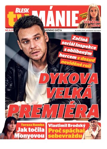 Obálka e-magazínu Blesk Tv manie 16.5.2026
