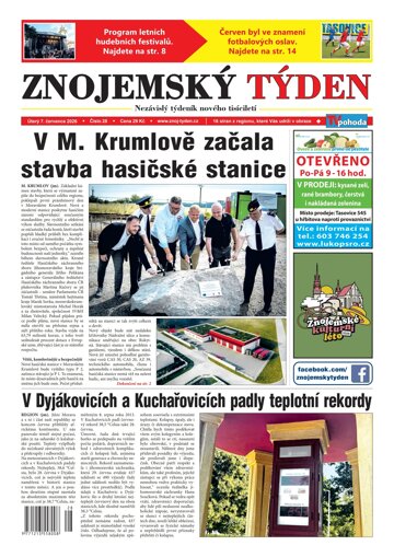 Obálka e-magazínu Znojemský týden 28/2026