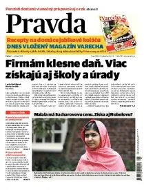Obálka e-magazínu Pravda 11. 10. 2013