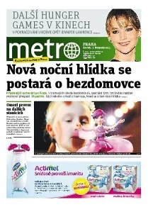 Obálka e-magazínu deník METRO 7.11.2013