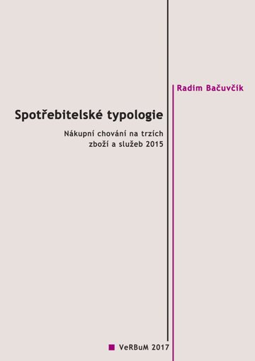 Obálka knihy Spotřebitelské typologie