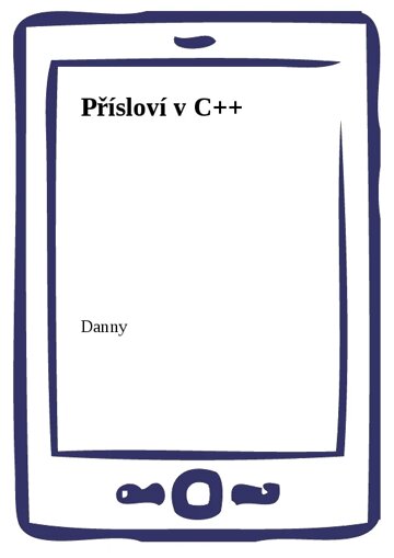 Obálka knihy Přísloví v C++