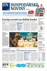 Obálka e-magazínu Hospodárske noviny 07.08.2014