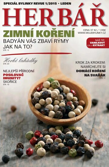Obálka e-magazínu Herbář 1/15 zimní koření