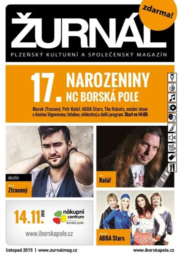 Obálka e-magazínu Magazin Žurnál 11/2015