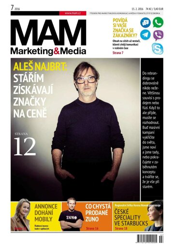 Obálka e-magazínu Marketing & Media 7 - 15.2.2016
