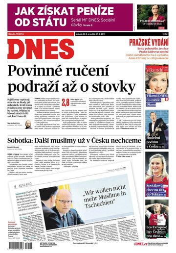 Obálka e-magazínu MF Dnes 26.8.2017